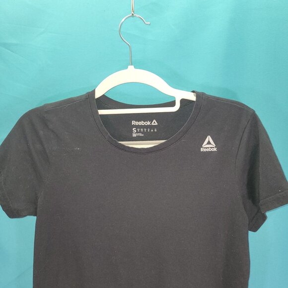 Reebok Womens Black Performance T-Shirt Size S - Picture 2 of 8